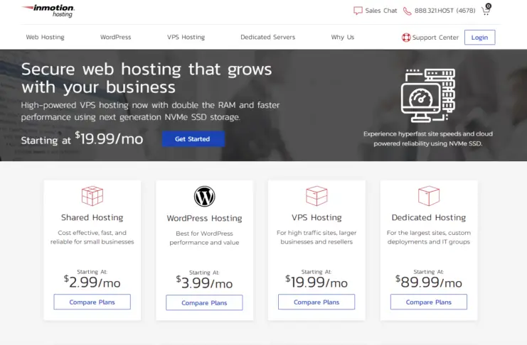 InMotion, InMotion Review, Web Hosting